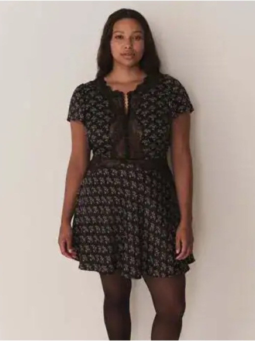 Doen Ivy Mini Dress in Delphinium Floral | NWT | Size XXL - Picture 2 of 16